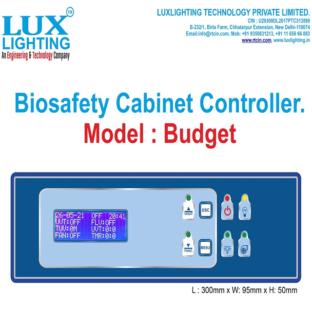 Biosafety Cabinet Controller :  Budget Model